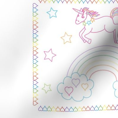 Awesome Rainbows & Unicorns, Balloons & Fluffy Clouds