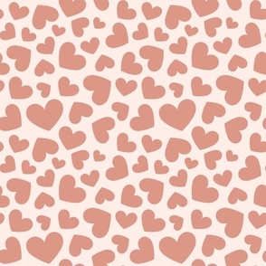 scattered pink hearts