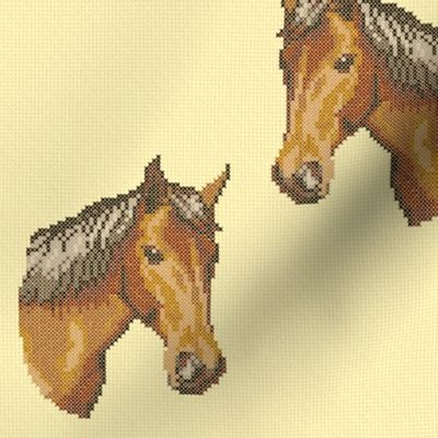 cross stitch horse 5f 