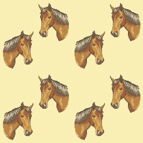 cross stitch horse 5f 