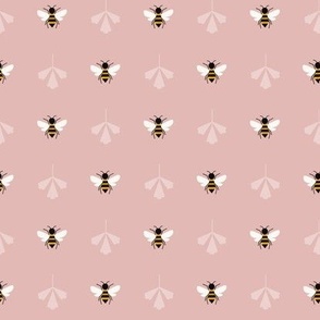 Simple honey bee (Pink) - small