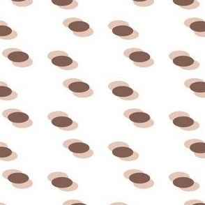 Illusion Dots - latte brown