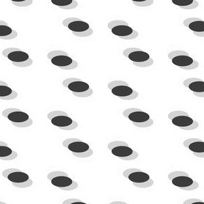 Illusion Dots - Charcoal