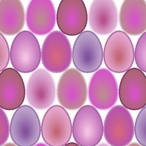 Egg Glow - pink, magenta, purple