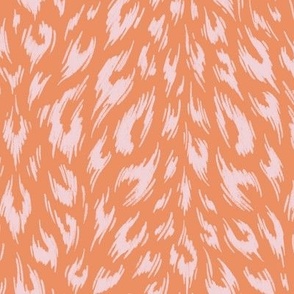 Leopard Print Duotone - Peach and Cotton Candy