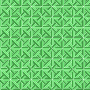 Geometric Pattern: Castel: Emerald White