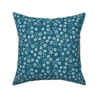 Ditsy Floral Naval Blue