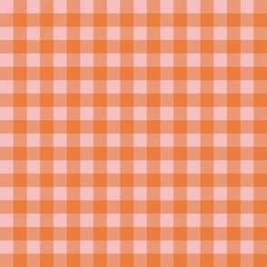 1/2" pink gingham fabric - spring coordinate gingham check