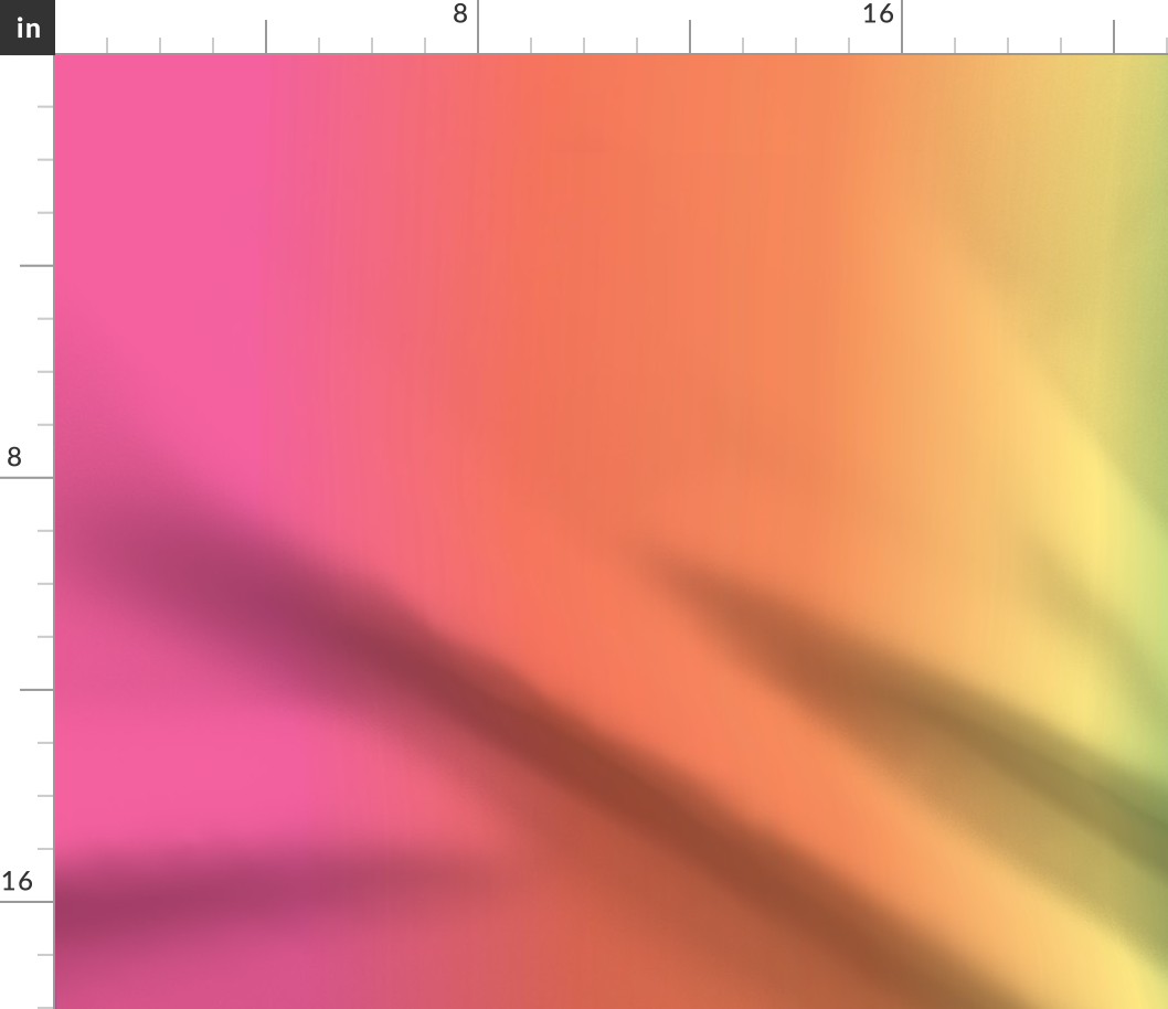 rainbow gradient 42" wide