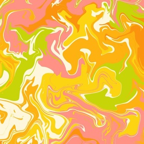 Citrus Psychedelic Marble (24") - pink, green, yellow (ST2022CPM)