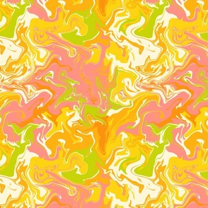 Citrus Psychedelic Marble (12") - pink, green, yellow (ST2022CPM)