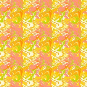 Citrus Psychedelic Marble (6") - pink, green, yellow (ST2022CPM)