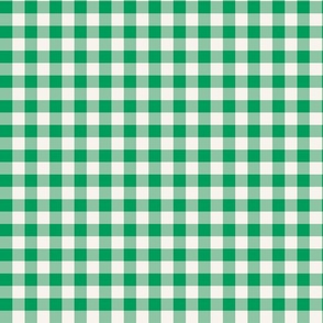 Green Gingham Picnic Small Scale / Green Gingham Fabric / Lovely Spring Collection / Coordinating Fabric Designs