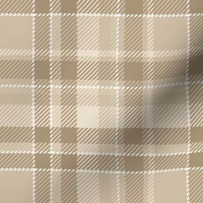 Beige Neutral Plaid Check