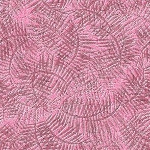 Palm Textured Bas Relief Tropical Neutral Interior Texture Monochromatic Pink Blender Bright Pastel Colors Baby Light French Rose Pink FF8CB3 Fresh Modern Abstract Geometric