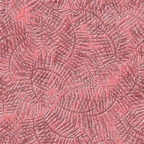 Palm Textured Bas Relief Tropical Neutral Interior Texture Monochromatic Pink Blender Bright Colors Baby Watermelon Coral Pink DF737B Fresh Modern Abstract Geometric