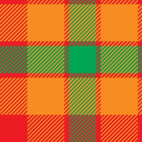 plaid in bright warm colors by rysunki_malunki