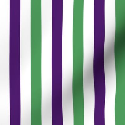 green and purple stripe