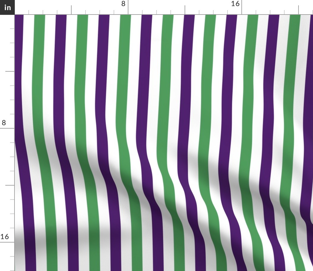 green and purple stripe