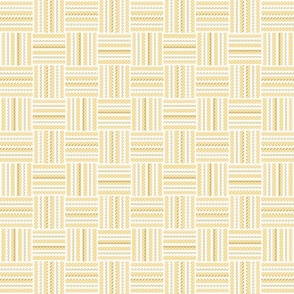 yellow squares weave by rysunki_malunki