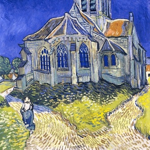 THE CHURCH AT AUVERS  - VAN GOGH