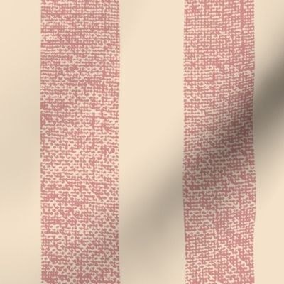 Dusty Rose Stripe Linen Texture