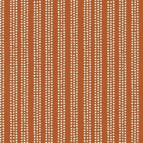 DOTTED STRIPES - CINNAMON