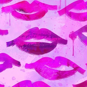 Luscious lips magenta large