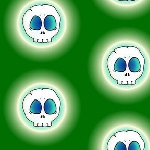 Glowing Skulls