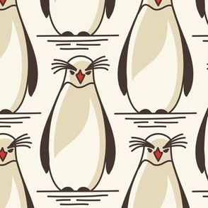 2694 B Medium - hand drawn penguins