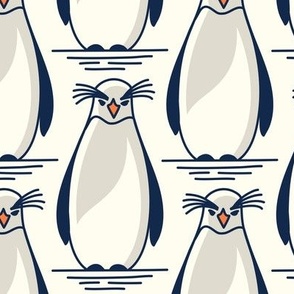 2694 E Medium - hand drawn penguins