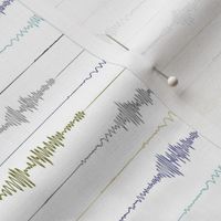 Earthquake! Seismograph in Earth Tones