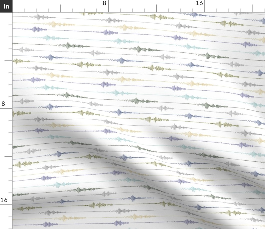 Earthquake! Seismograph in Earth Tones