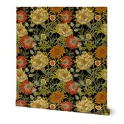 GARDEN FRESCO CLASSIC IN black- Willam Morris Style