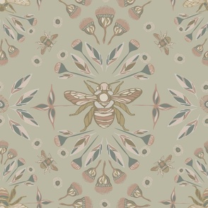 Blossom, Bees and Blooms Wallpaper