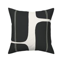 Bold Minimalistic Pattern - Dark Grey - Big