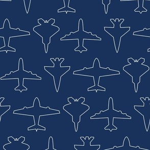 airplane pattern 42 SMALL
