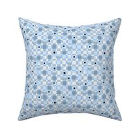 Baby Blue | Courtyard Cheerful Checks | Small Scale ©designsbyroochita