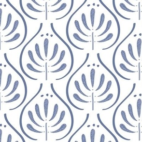 Boho Pattern Blue and White