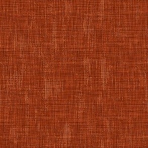 Distressed Linen - Cinnamon Red