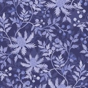 (small) Flower garden - royal blue