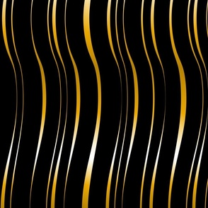 Flowingly Gold (black)