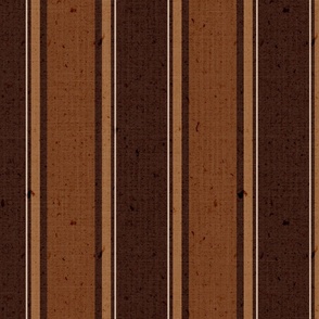 boho earth rustic large stripes - earth tone - dark rustic stripes wallpaper and fabric