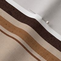 boho earth rustic large stripes - earth tone - light rustic stripes wallpaper and fabric