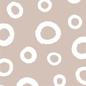 Taupe Circle Spots