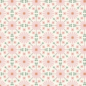 Mediterranean Tile - Rustic Pink,  Small