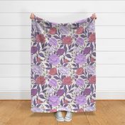 Whimsical Chintz floral - xl scale
