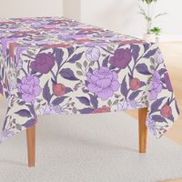 Whimsical Chintz floral - xl scale