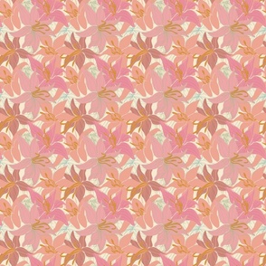 JJ lilies of valley for special places - floral wallpaper - spring home decor - modern bedding - mini scale
