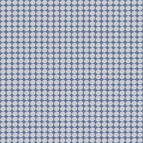 Light blue baseball polka stripe- med scale